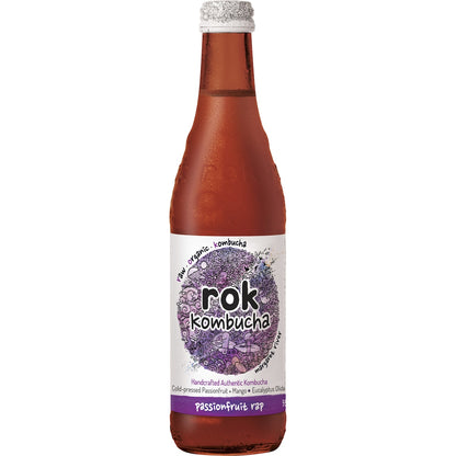 Rok Kombucha Passionfruit Rap 330ml