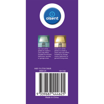 Olsent Led Gls Bc 15.0w 1800lm Warm White 2 Pack