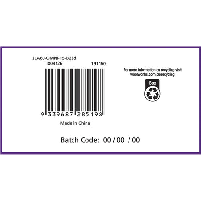 Olsent Led Gls Bc 15.0w 1800lm Cool White 2 Pack