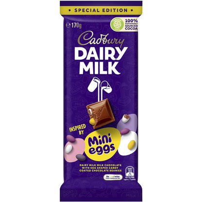 Cadbury Dairy Milk Mini Eggs Chocolate Block 170g