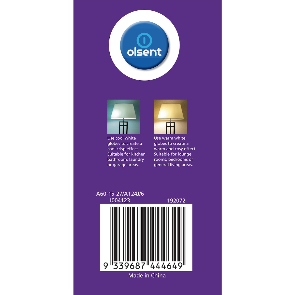 Olsent Led Gls Es 15.0w 1800lm Warm White 2 Pack