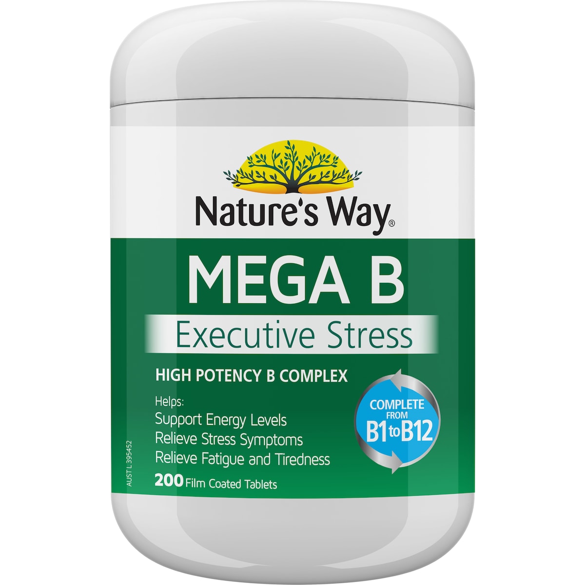 Natures Way Vitamin B Energy Boost Tablets 200 Pack