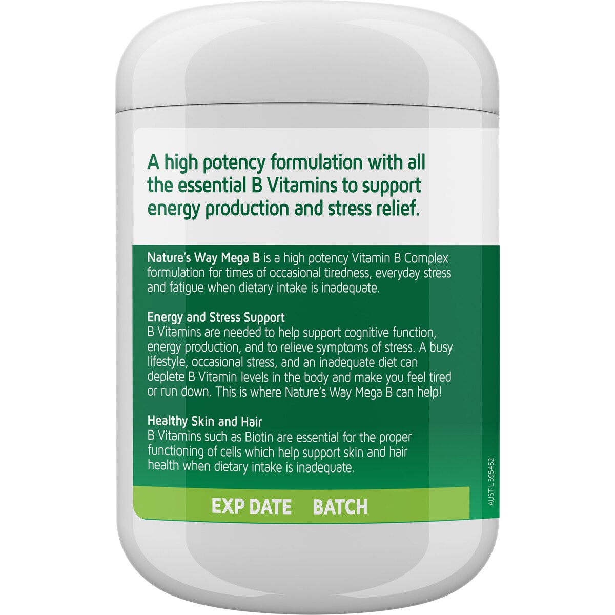 Natures Way Vitamin B Energy Boost Tablets 200 Pack