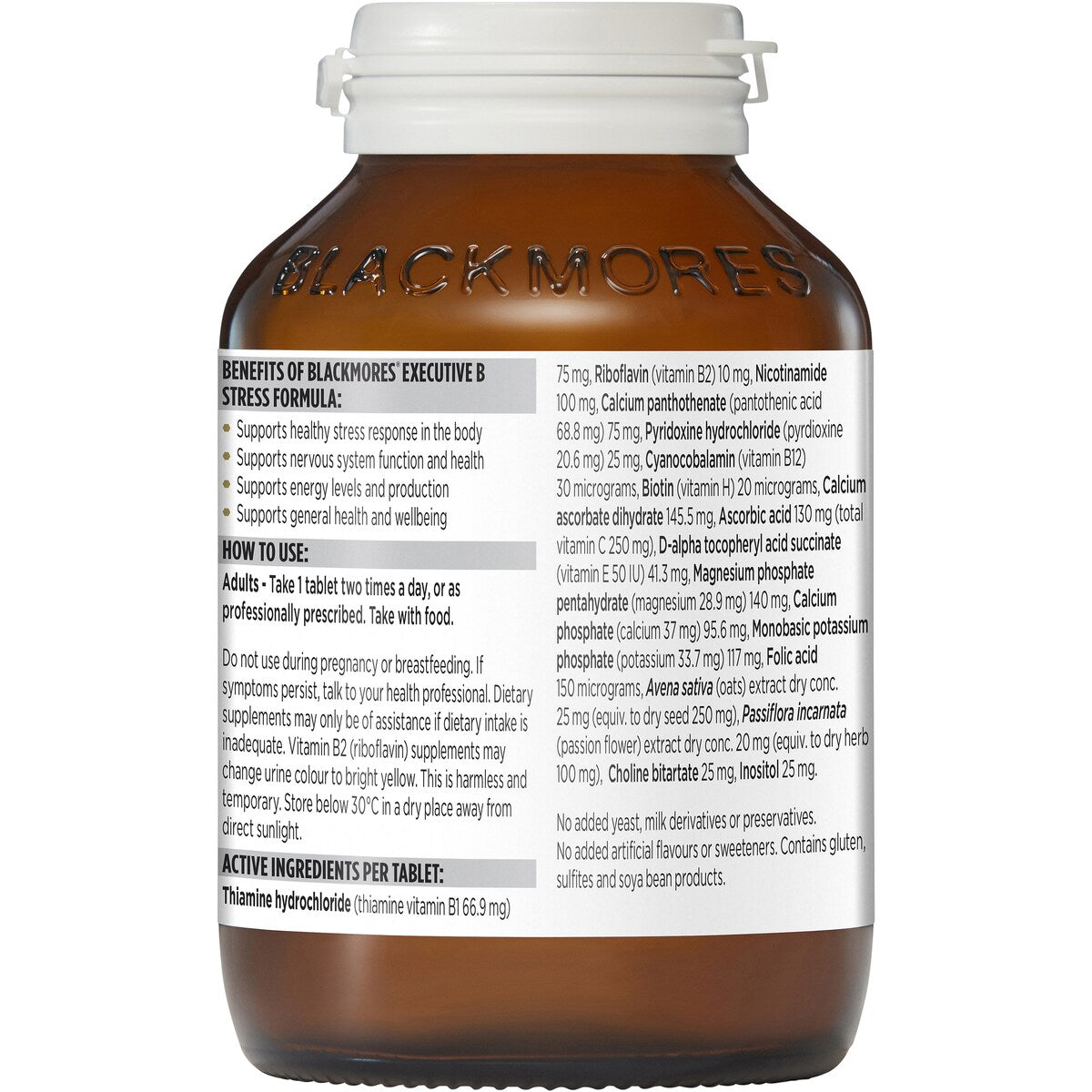 Blackmores Executive B Vitamin B Stress Support Tablets 125 pack