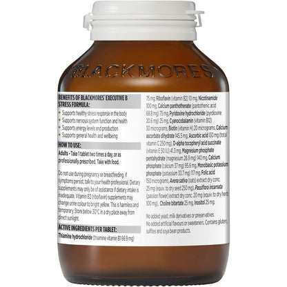 Blackmores Executive B Vitamin B Stress Support Tablets 125 pack