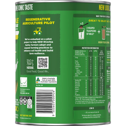 Milo Malt Drinking Chocolate Powder Hot Or Cold 1kg
