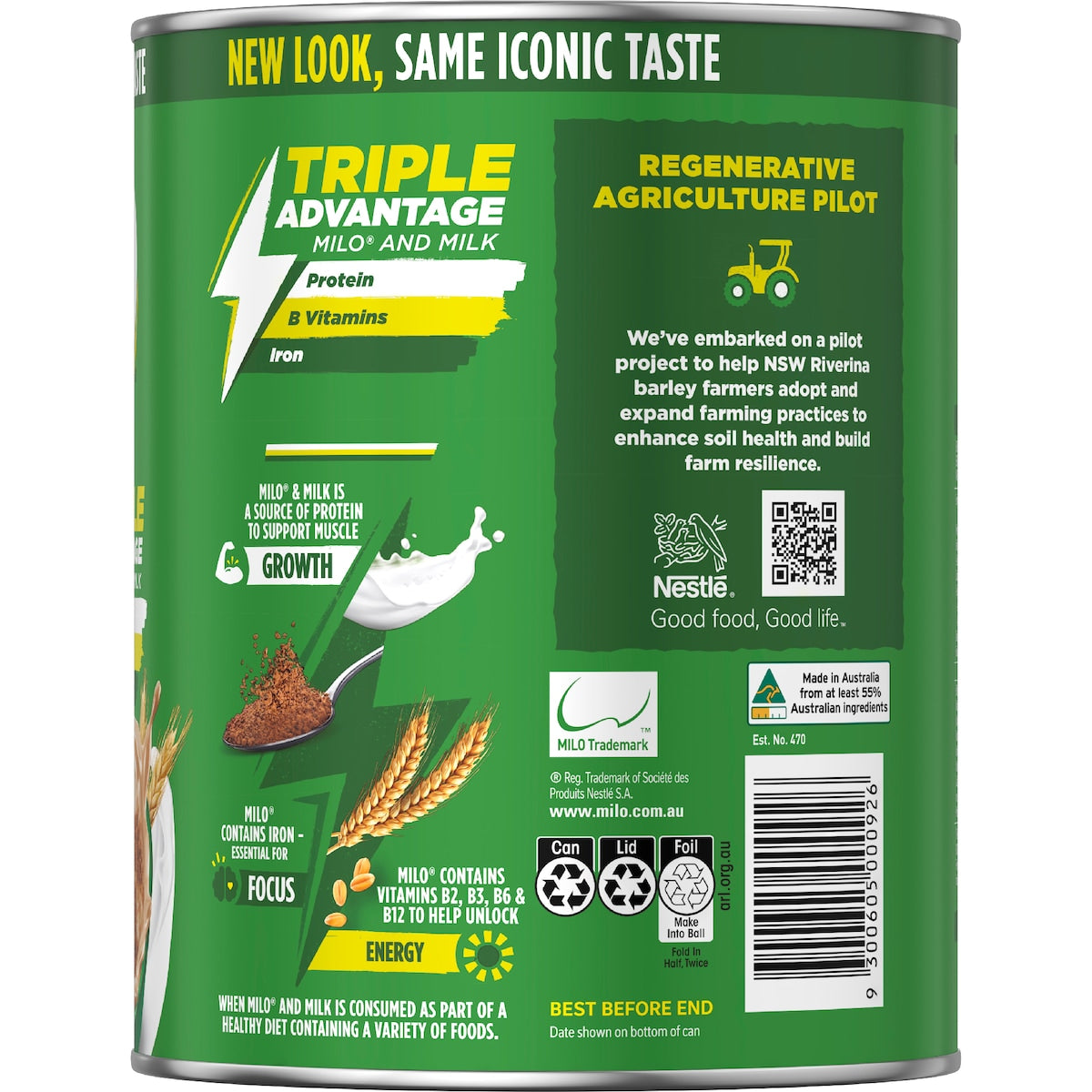 Milo Malt Drinking Chocolate Powder Hot Or Cold 1kg
