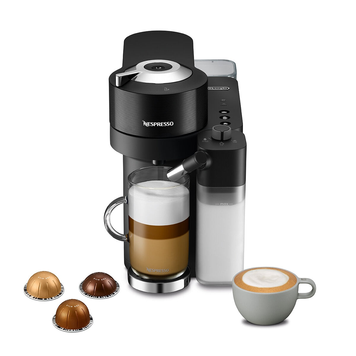 De'Longhi Nespresso Vertuo Lattissima Coffee Machine ENV300B Black