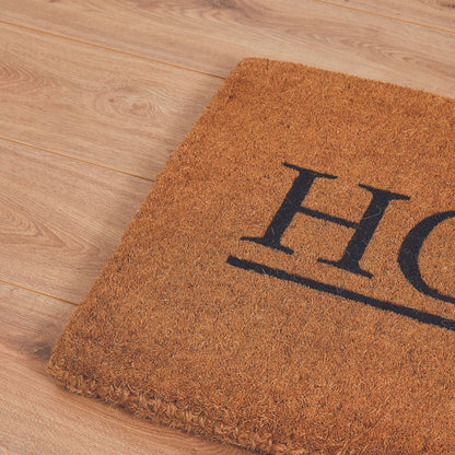 Madras Link Home Coir Door Mat - 50 x 80cm - Black