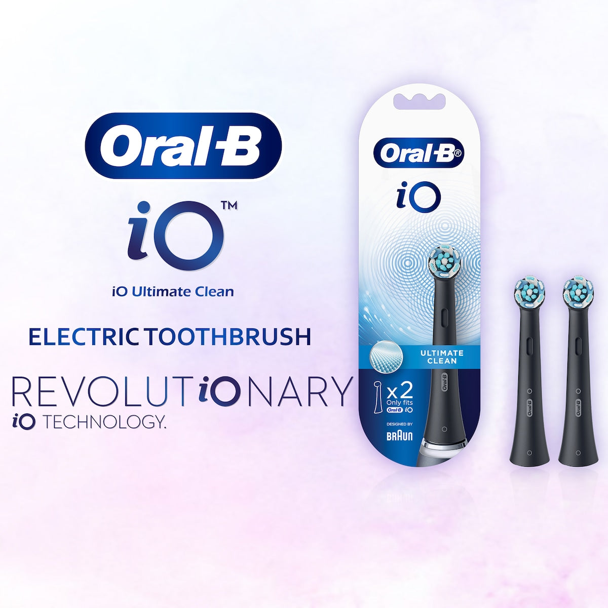 Oral-b Io Ultimate Clean Electric Toothbrush Refill 2 Pack