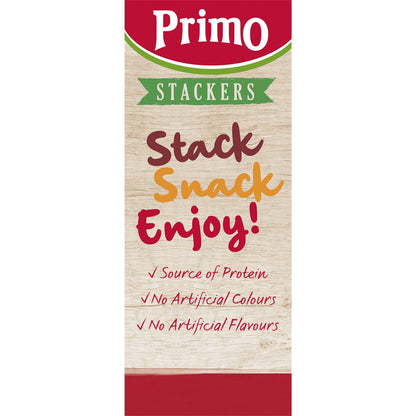Primo Stackers Mild Salami Cheddar Cheese & Crackers 3 Pack