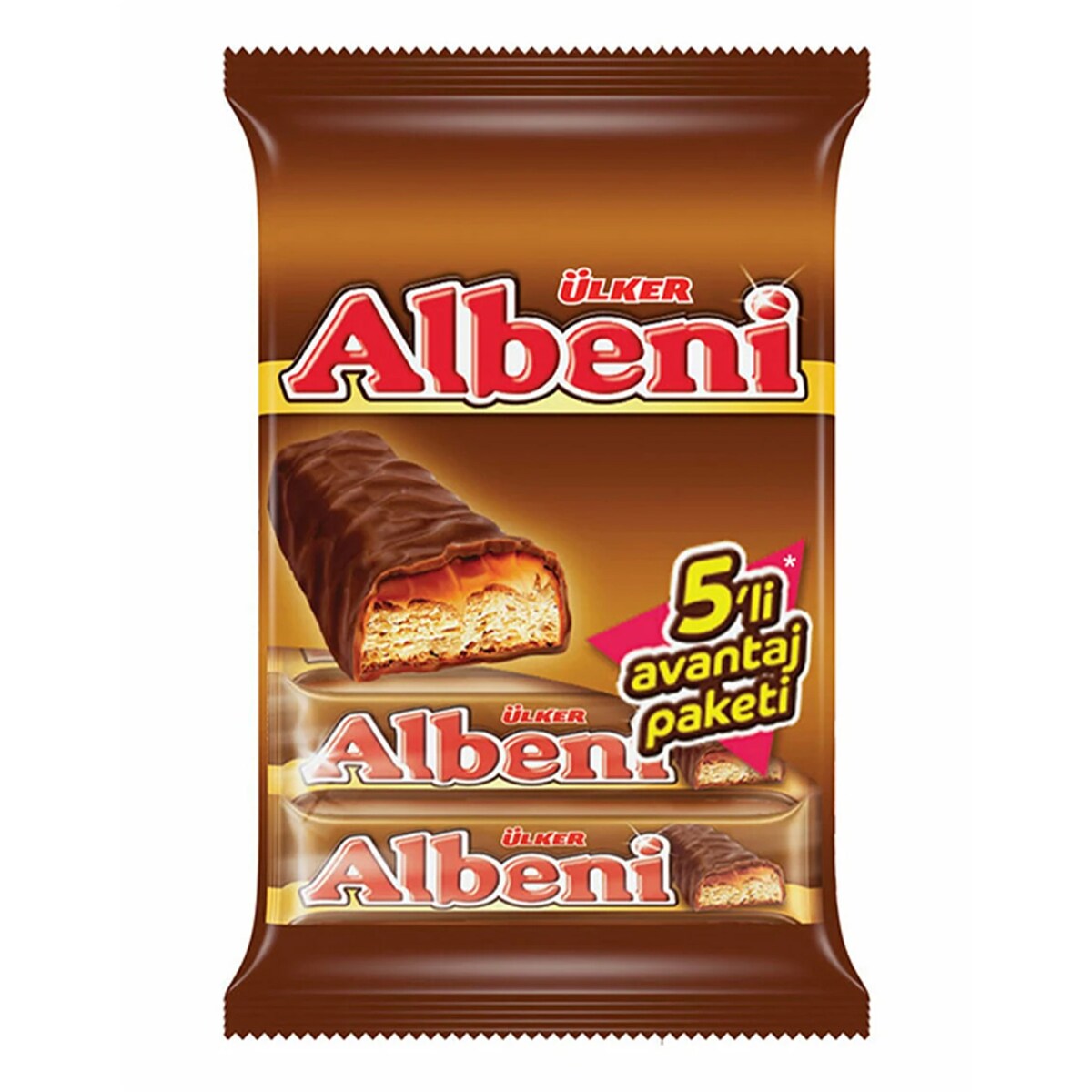 Ulker Albeni Chocolate Bars 5 Pack