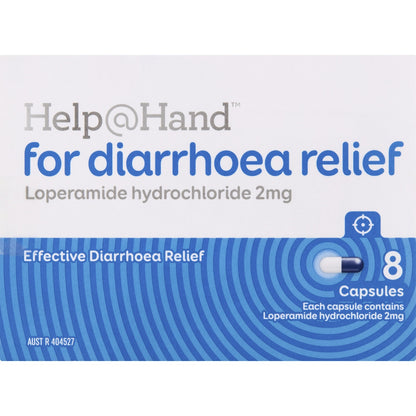 Help@hand Diarrhoea Relief Capsules 8 Pack