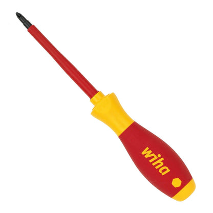 Wiha VDE Insulated Softfinish Phillips Screwdriver - PH1 - 80mm