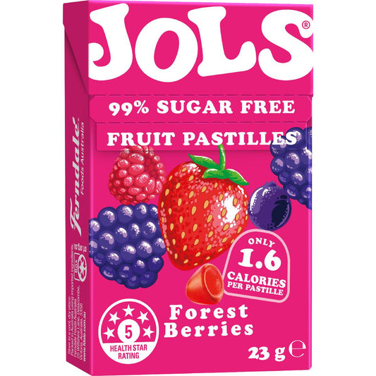 Jols Sugar Free Pastilles Forest Berries 23g