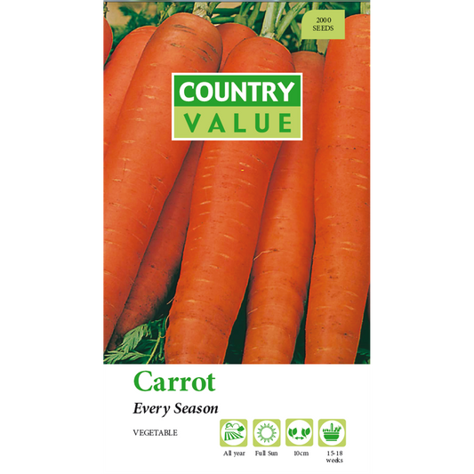 Country Value Carrot Seeds - 160 Seeds