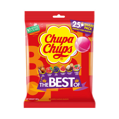 Chupa Chups Best Of 25 Bag - 300g