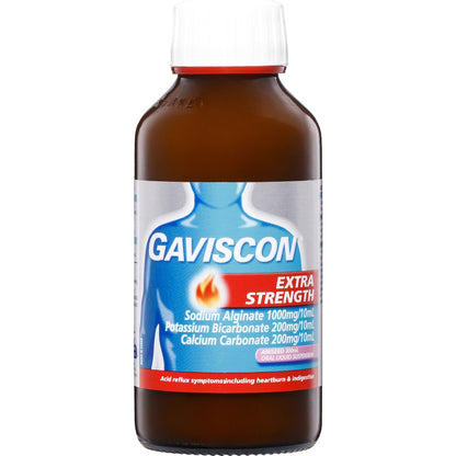 Gaviscon Extra Strength For Acid Reflux Relief Aniseed Liquid 300ml