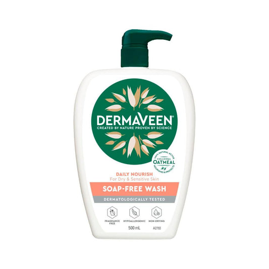 DermaVeen Everyday Soap Free Wash - 500mL