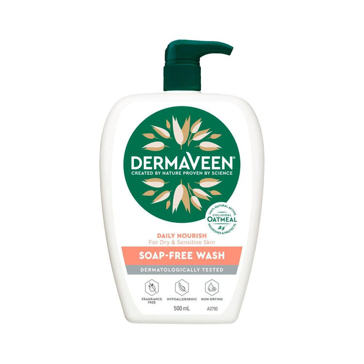 DermaVeen Everyday Soap Free Wash - 500mL