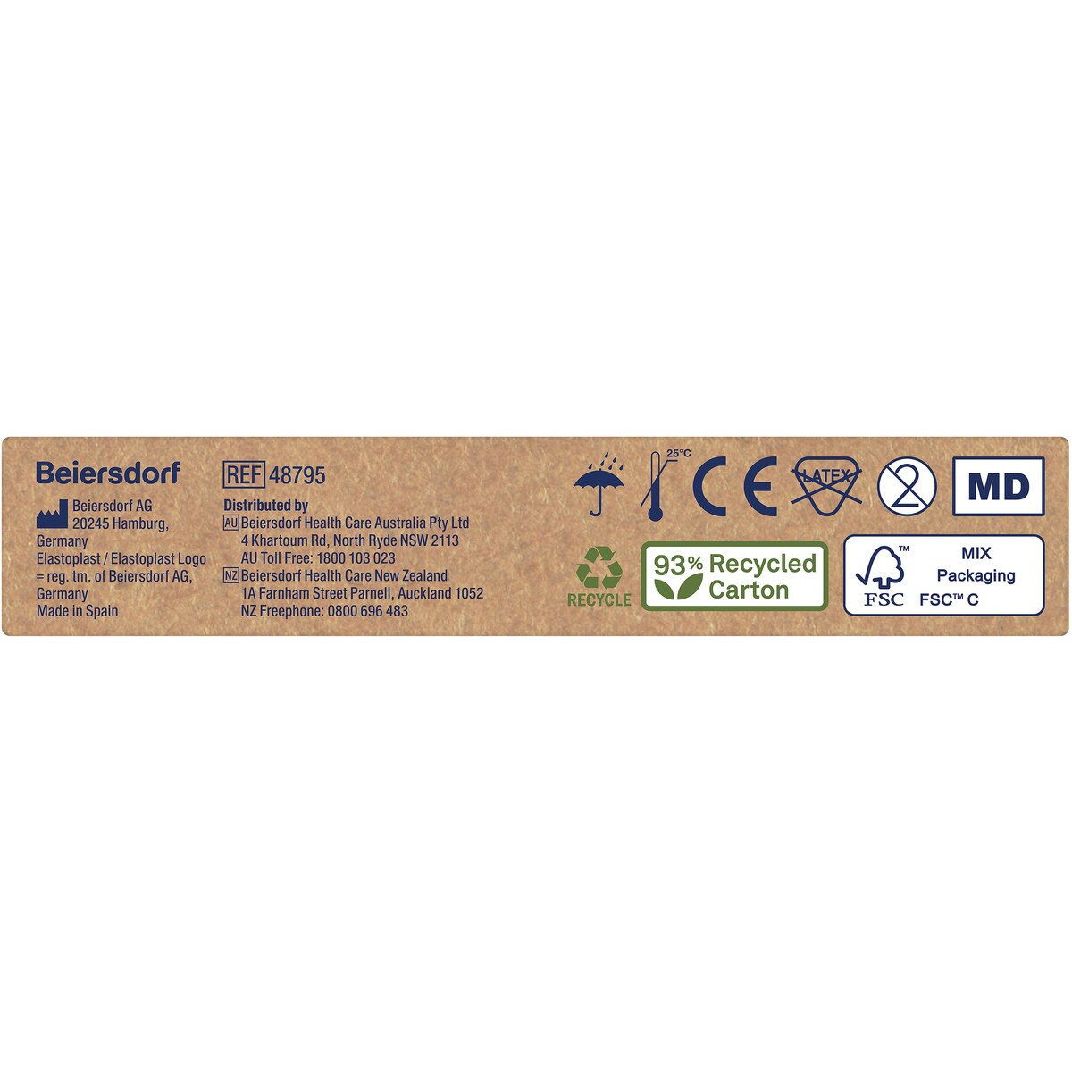 Elastoplast Green & Protect Sustainable Eco Friendly Plasters 20 Pack