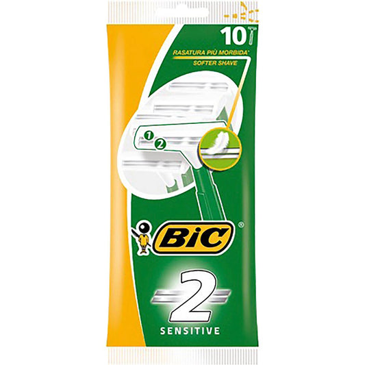 Bic Razor Disposable Twin Easy Sensitive 10 Pack