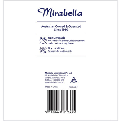 Mirabella LED GLS BC 14W 1400lm Cool White each