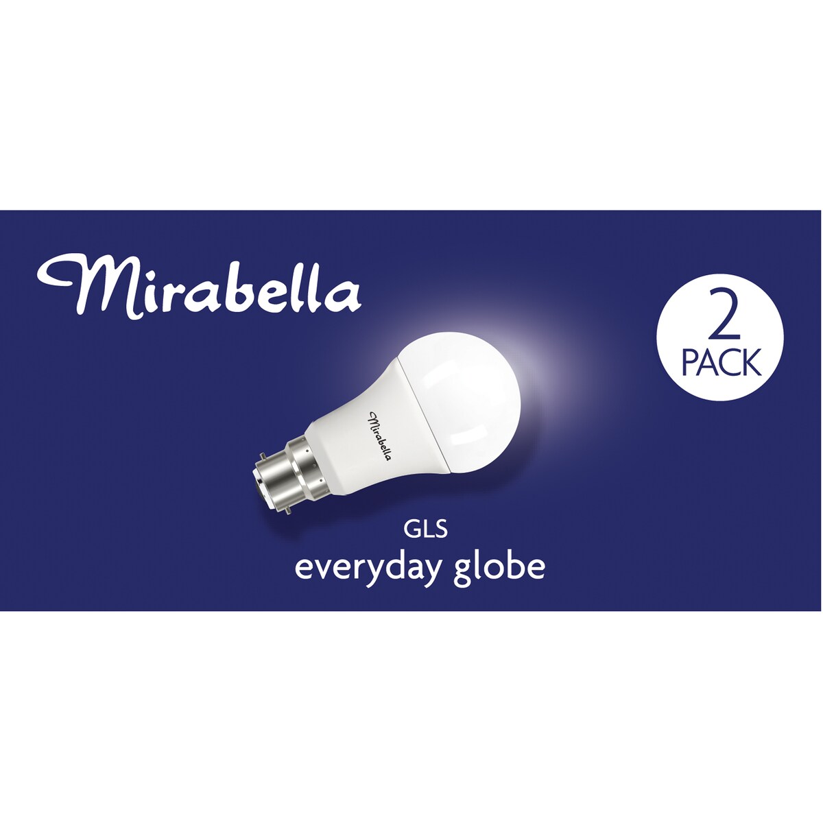 Mirabella LED GLS BC 14W 1400lm Cool White each