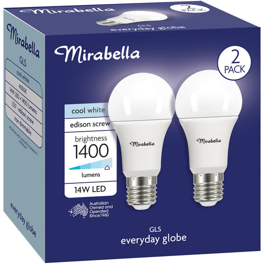 Mirabella Gls Es 14W1400L 4000K Cw 2 pack