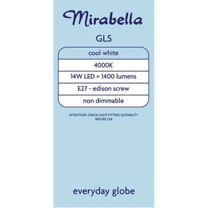 Mirabella Gls Es 14W1400L 4000K Cw 2 pack