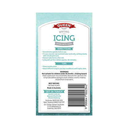 Queen Writing Icing Multipack Colour Tubes 5 Pack - 105g