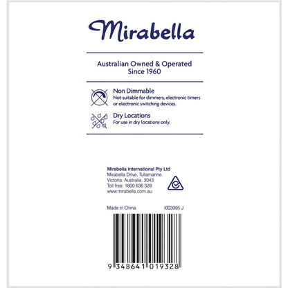 Mirabella LED GLS BC 14W 1400lm Warm White 2 pack