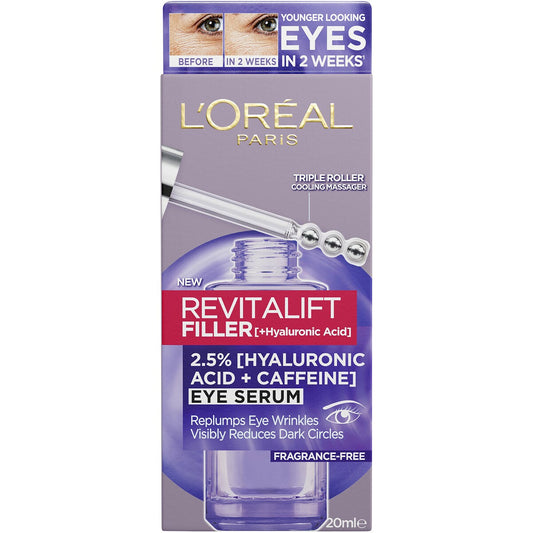 Loreal Paris Revitalift Filler Fragrance Free Eye Serum 20ml