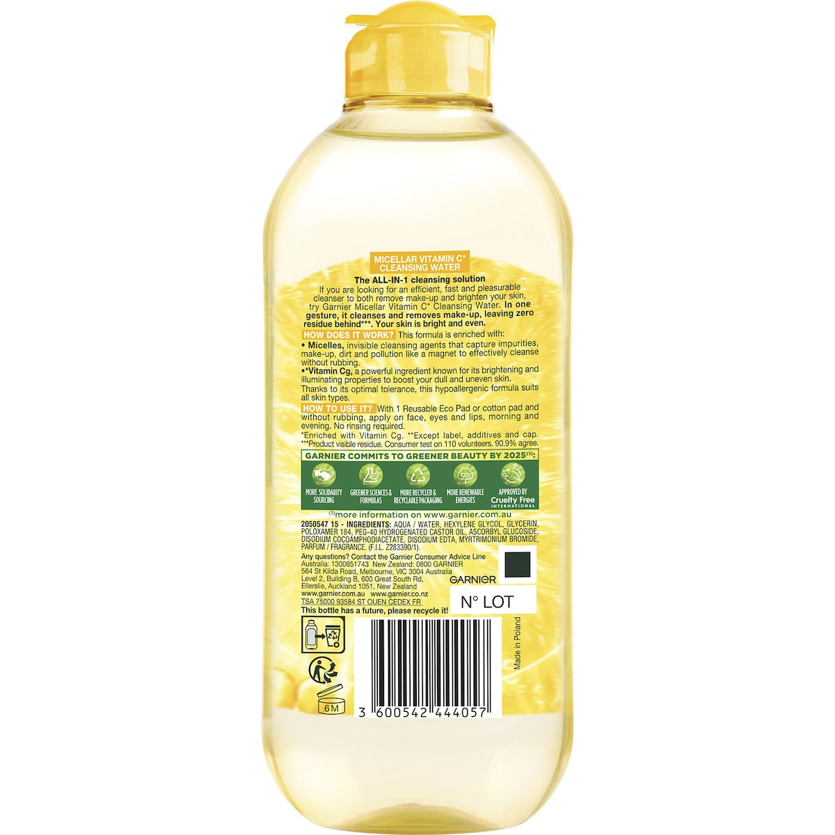 Garnier Skin Active Micellar Vitamin C Cleansing Water 400ml