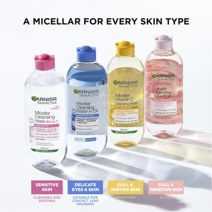 Garnier Skin Active Micellar Vitamin C Cleansing Water 400ml