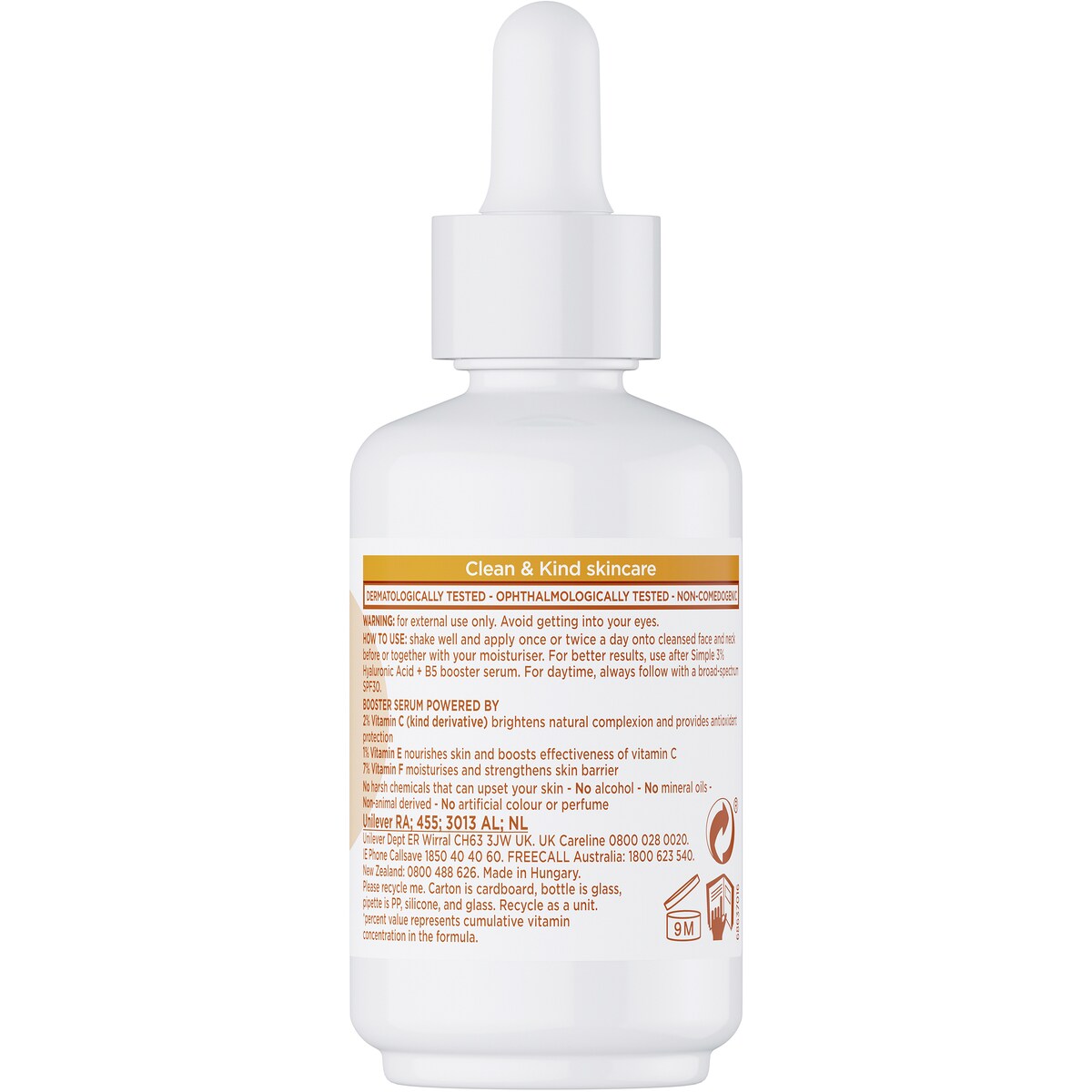 Simple 10% Vitamins c, e & f Booster Serum 30ml