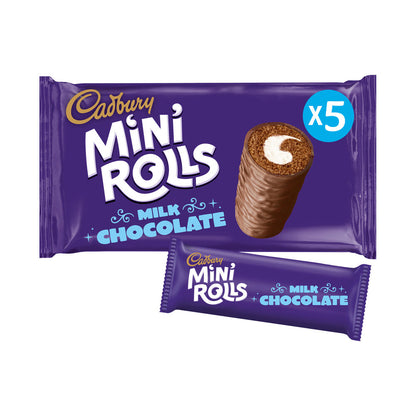 Cadbury Mini Rolls Chocolate 5 Pack - 115g