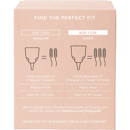 Tom Organic The Period Cup Size 1 Regular Each