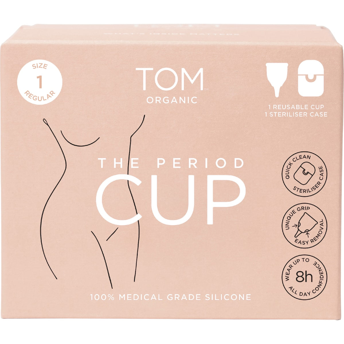 Tom Organic The Period Cup Size 1 Regular Each
