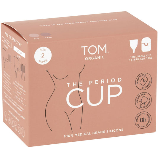 TOM Organic The Period Cup Size 2 Super Size 2 Super each