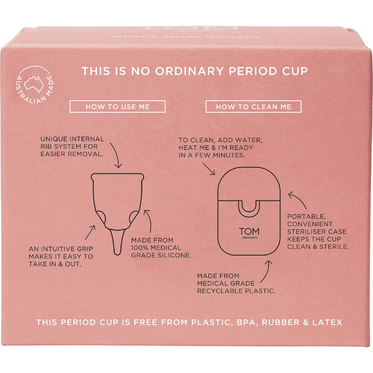 Tom Organic The Period Cup Size 2 Super Each