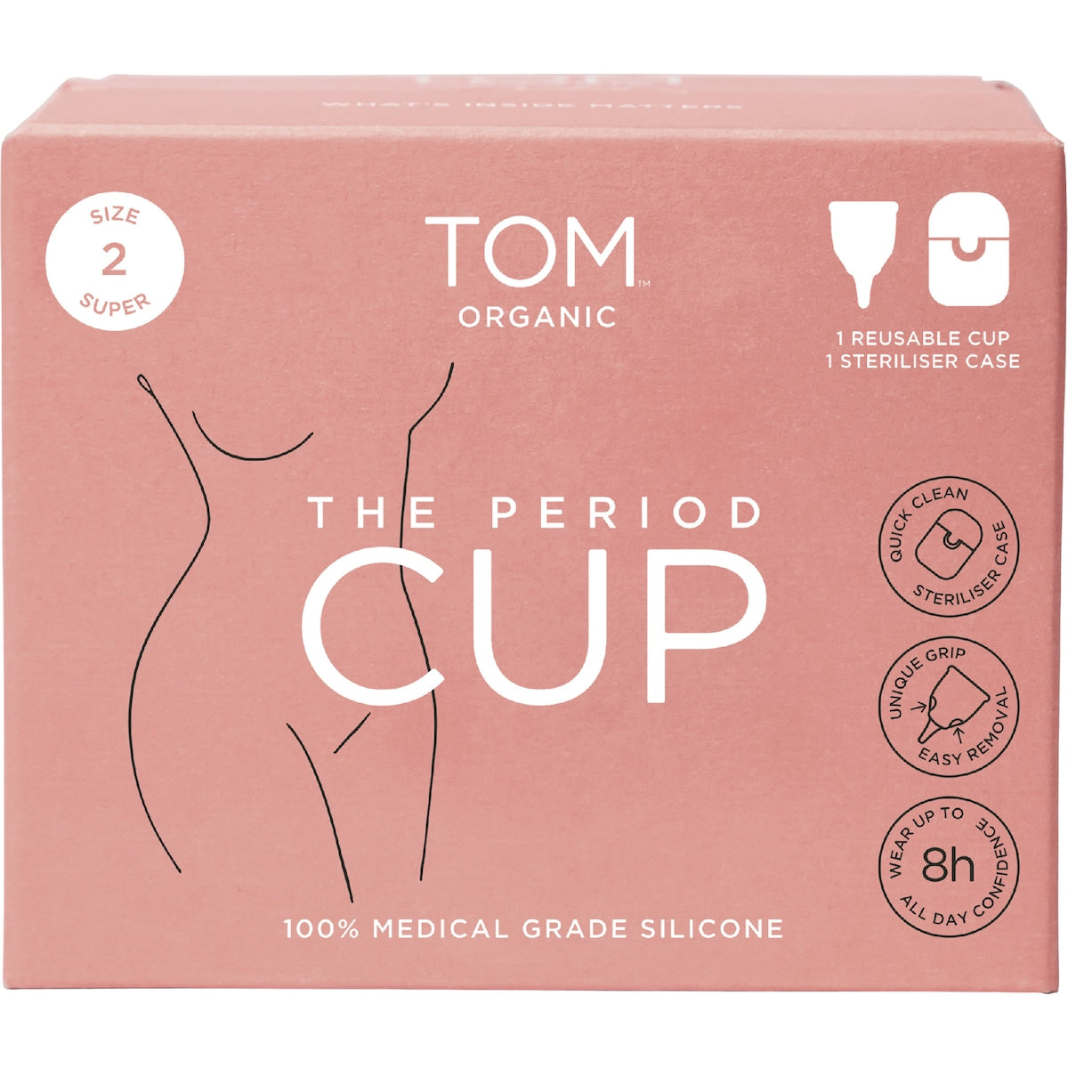 Tom Organic The Period Cup Size 2 Super Each
