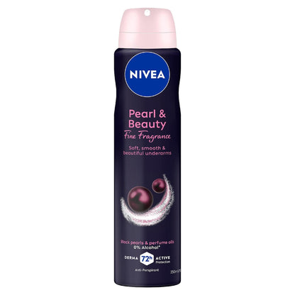 Nivea Black Pearl & Beauty Antiperspirant Deodorant 250ml