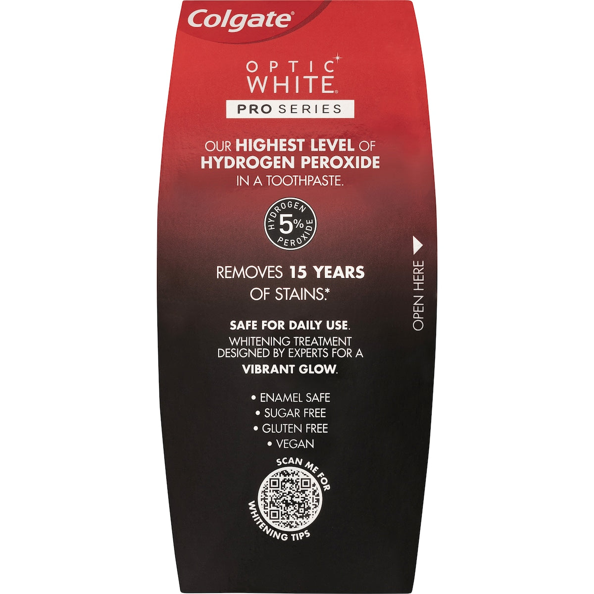 Colgate Teeth Whitening Toothpaste Pro Optic White Stain Prevention 80g