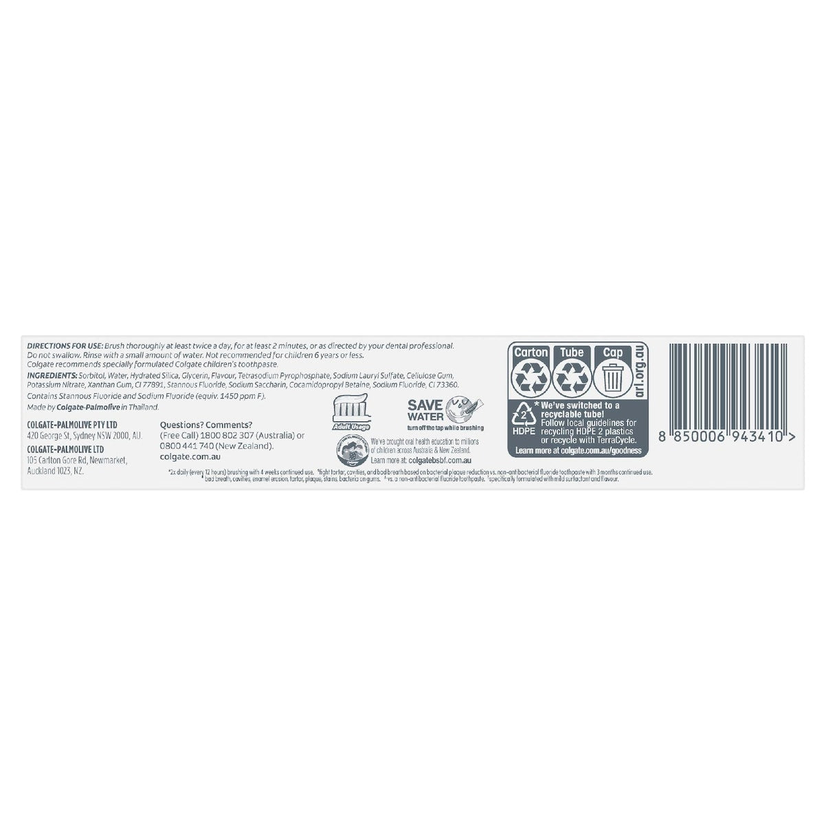 Colgate Total Active Prevention Gum Care Toothpaste 200g