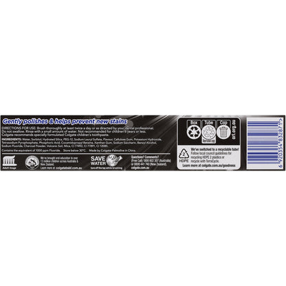 Colgate Advanced Whitening Toothpaste Charcoal 180g