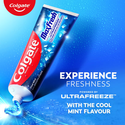 Colgate Max Fresh Toothpaste With Mini Breath Strips Cool Mint 200g
