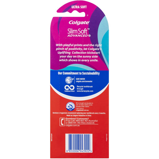 Colgate Toothbrush Advanced Slim Utra Soft 3 Pack