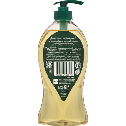 Palmolive Body Wash Shower Gel Luminous Oils Macadamia Peony 750ml