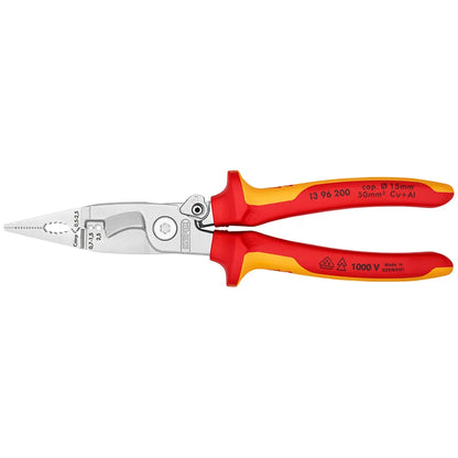 KNIPEX 6-in-1 200mm 1000V VDE Electrician Plier 1396200SB